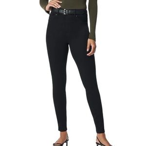 Spanx Ankle Skinny Jeans Clean Black Women's size Large